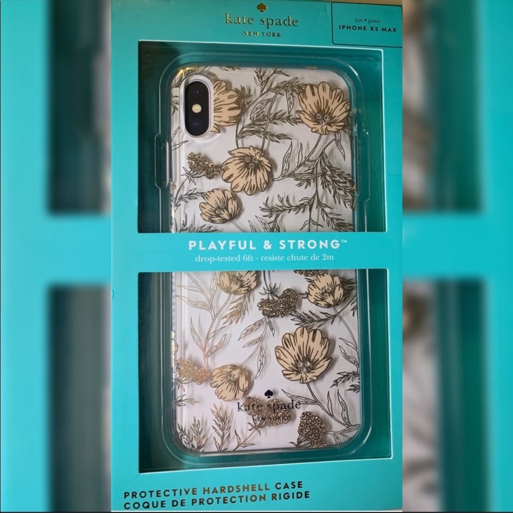 BNNBU: Kate Spade Pink Blossoms iPhone XS Max Case